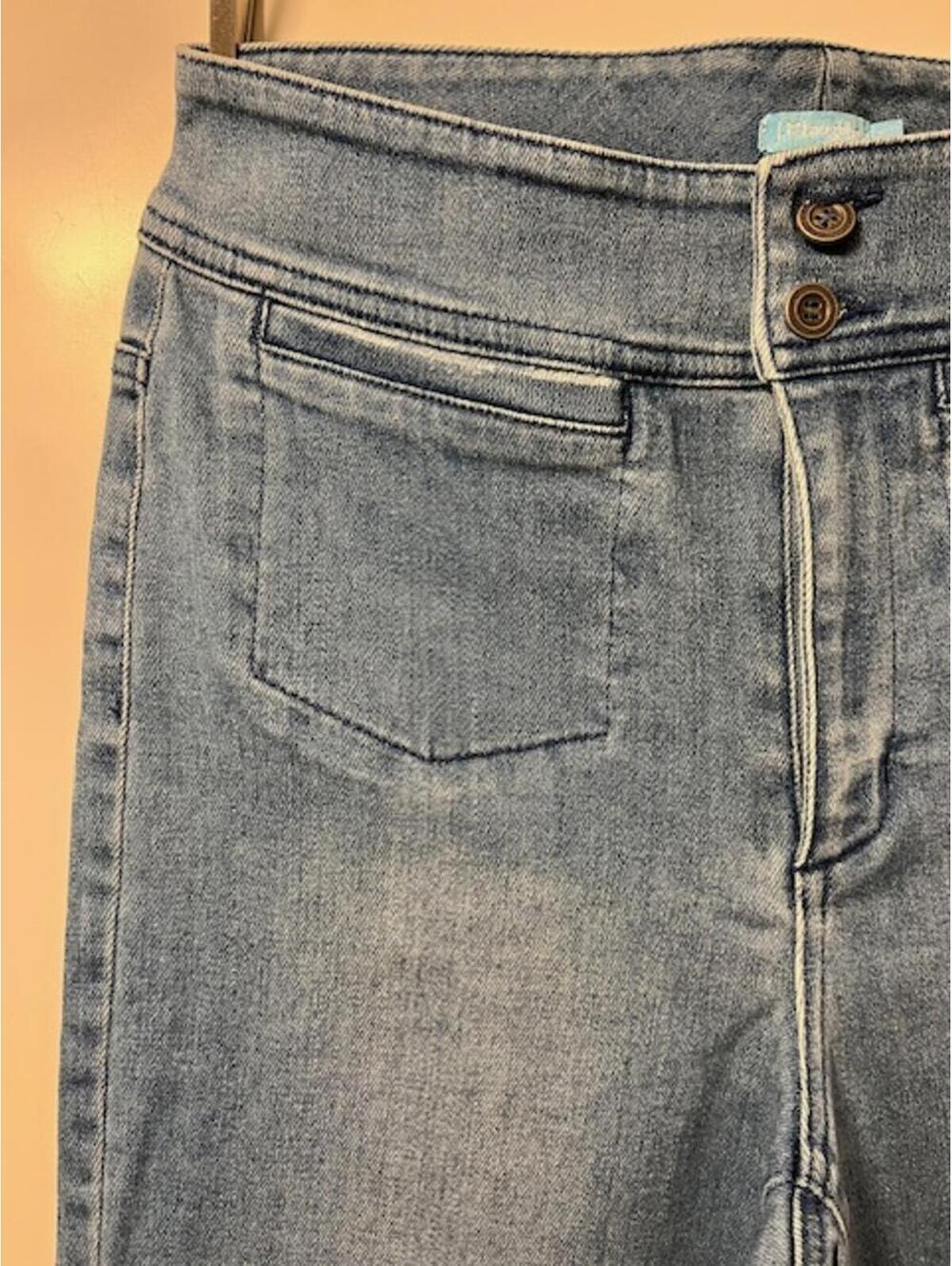 J.McLaughlin High-Waisted Flare Leg Blue Denim Jeans - Picture 5 of 5